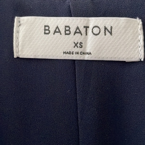 ✨SOLD✨ Babaton Wallace Wrap Dress Navy– XS - Picture 9 of 9